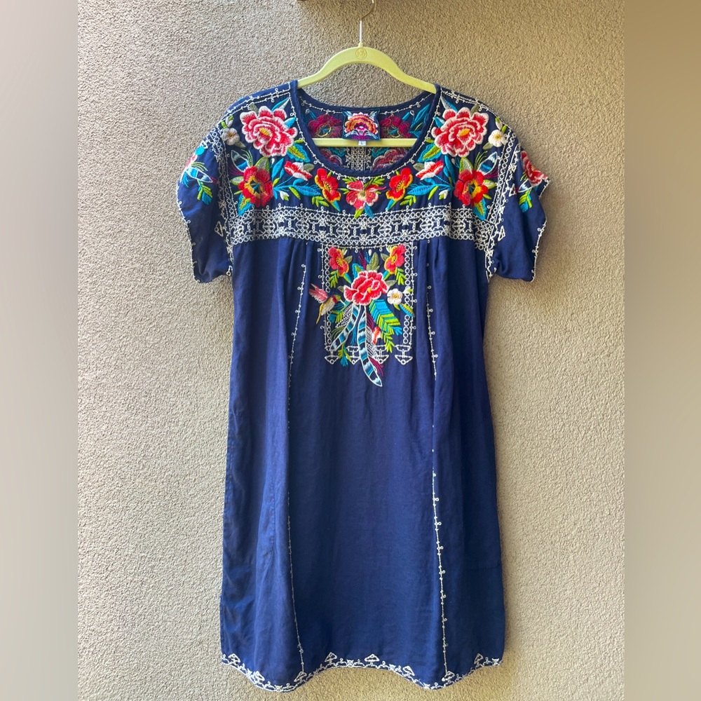 Johnny Was Samira Dress - size L excellent used condition!